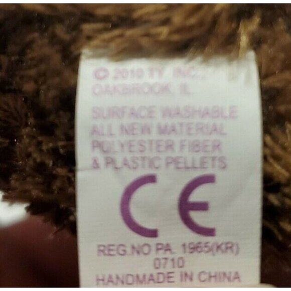 Ty Beanie Boos - COCONUT the Monkey (6 Inch)(2010 Tags / Solid Eyes) - Picture 8 of 12